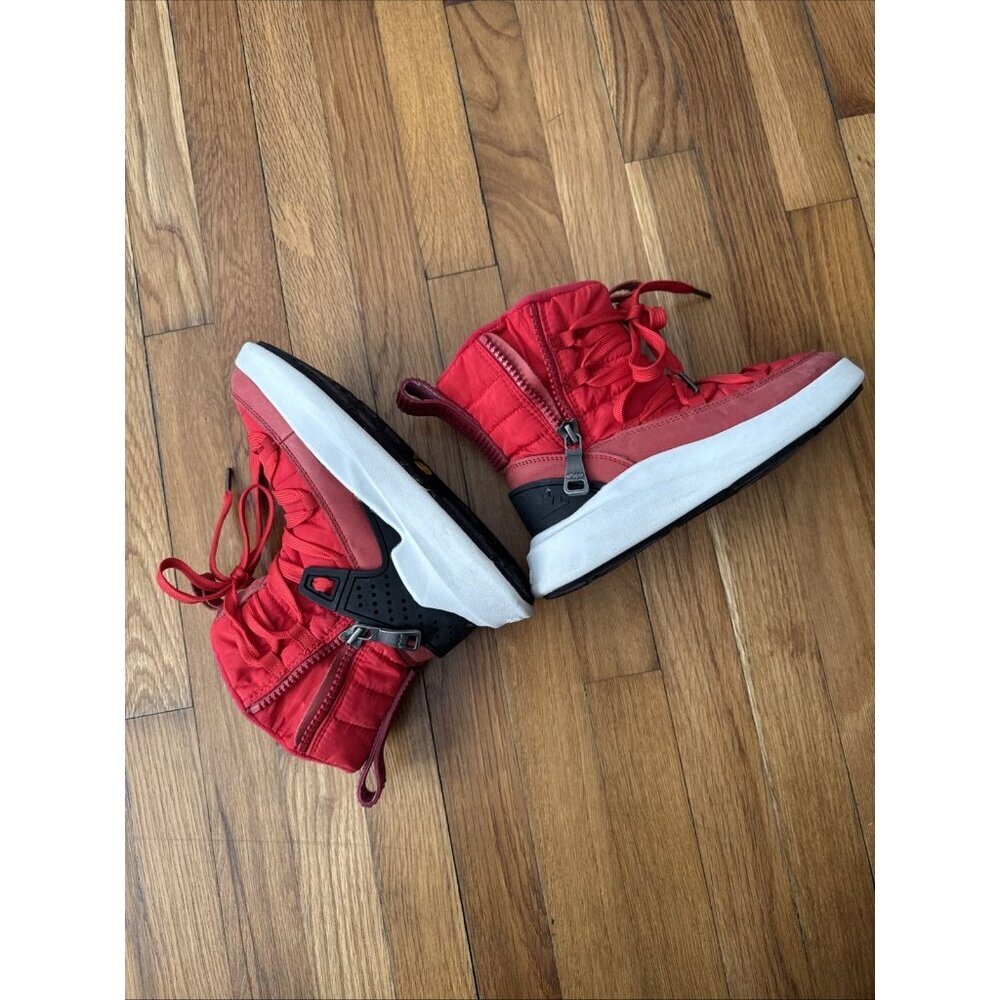 Pajar -30° C -22 F Waterproof Insulated Boots w/ Vibram Sole Red/White Size 5.5 - Picture 10 of 11